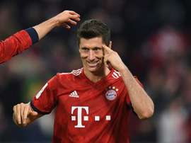 O Chelsea poderá estar interessado em Lewandowski. AFP