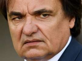 Le président du FC Sion, Christian Constantin suit le match face au FC Bâle. GOAL