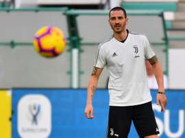 Bonucci a halluciné avec Cristiano. AFP
