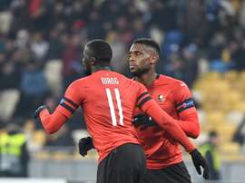 Niang est arrivé cet été à rennes. AFP