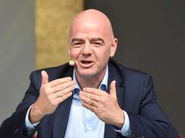 Infantino poursuit son chemin malgré la fronde qui monte. AFP