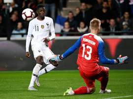 L'attaquant des Bleus Ousmane Dembélé.