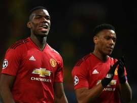Pogba's agent was tight-lipped regarding his player's future. AFP