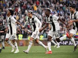 Le groupe de la Juventus pour l'International Champions Cup. AFP