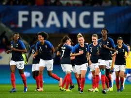 La France joue face à l'Allemagne. AFP