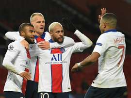 Victorieux de Manchester United, le Paris SG peut continuer de rêver. afp