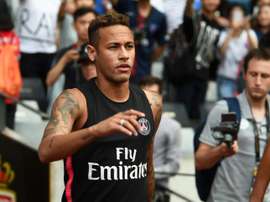 Neymar made his comeback. AFP