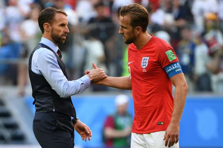 Southgate has formed a close relationship with his captain. AFP