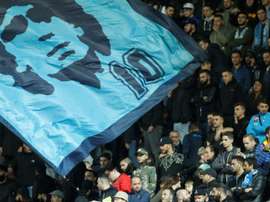 Naples et Maradona, une histoire d'amour et de passion. afp