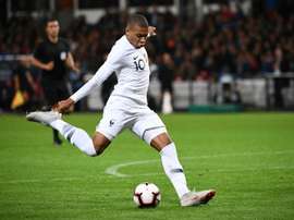 Mbappe opened up in the interview. AFP