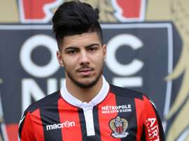 Bassem Srarfi aux couleurs de l'OGC Nice. AFP
