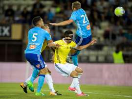 Germain a marqué un triplé contre Ostende. AFP