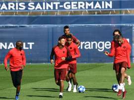 Le milieu du Paris-SG, Lassana Diarra. AFP