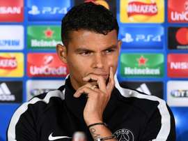 Thiago Silva: Pastore spat resolved. AFP