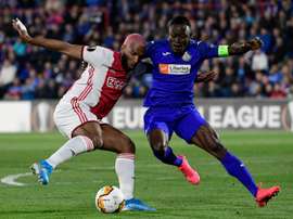 Ajax é multado por confusão contra o Getafe. AFP