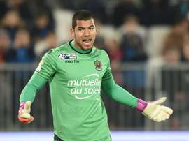 Le gardien argentin de Nice Walter Benitez face à Bordeaux, le 14 décembre 2016 au Matmut Stadium