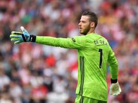Solskjaer fala em defesa de De Gea. AFP