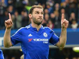 Le défenseur serbe de Chelsea Branislav Ivanovic, buteur lors du match de Premier League contre Sunderland le 19 décembre 2015 à Stamford Bridge