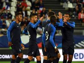 Les Bleuets assurent contre l'Albanie. AFP
