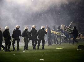 En Grèce, les arbitres de foot en grève contre les violences. afp