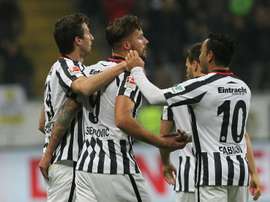 El Eintracht ha logrado remontar un 0-2 al Werder. AFP/Archivo