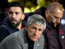 Setién se dit 'très content' d'Umtiti et Lenglet. AFP