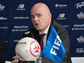 Infantino ne veut plus de corruption dans le football. AFP