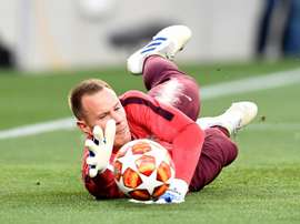 Ter Stegen has 2 assists. AFP