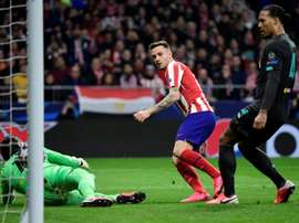Some people thought Saúl was going to leave Atlético. AFP