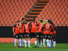 Encore un cas de Covid-19 à Lorient, le match à Nîmes menacé. afp