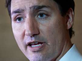 Le premier ministre canadien promet un beau tournoi. AFP