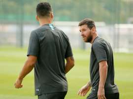 Messi travelled to Dortmund. AFP