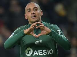 Khazri anotó uno de los goles del Saint-Étienne. AFP