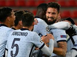 Giroud et Griezmann revanchards, Mbappé encore muet. afp