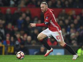 Wayne Rooney, le 29 janvier 2017, à Manchester. AFP