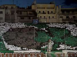 La UEFA expulsa al Panathinaikos. AFP