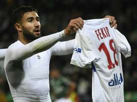 Nabil Fekir sur le point de débarquer à Séville. AFP