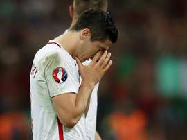 Polonia ha dejado escapar un 0-2 en seis minutos. AFP