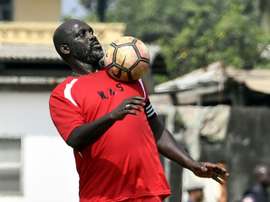 Le président élu du Liberia et ancienne star du foot George Weah. AFP
