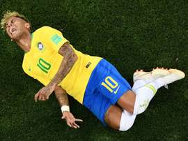 Neymar, protagonista de un curioso tuit. AFP