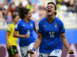 Un triplé de Girelli envoie l'Italie en 8es de finale. AFP