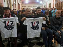 San Lorenzo, le club du pape, revient en Terre sainte. AFP