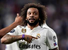 La plaga continúa: Marcelo, lesionado en el Madrid. AFP