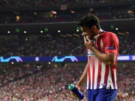 Diego Costa, baja ante el Mónaco. AFP