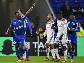 Les Lyonnais battus à domicile par Strasbourg. AFP