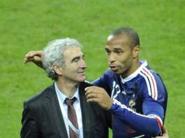 Meilleur buteur de l'equipe de France. AFP