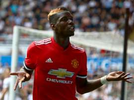 Pogba a fait son grand retour sur les pelouses anglaises. AFP