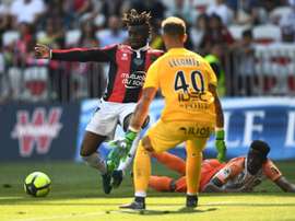 Les compos probables du match de Ligue 1 entre Nice et Montpellier. AFP