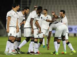 Xavi Hernandez et son club d'Al-Sadd contre Al-Rayyan. AFP