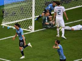 Uruguay enjoyed an easy afternoon in Samara. AFP